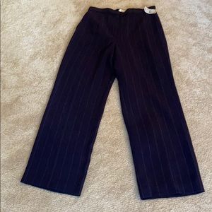 TALBOTS Slacks Size 4Petite Navy NWT
